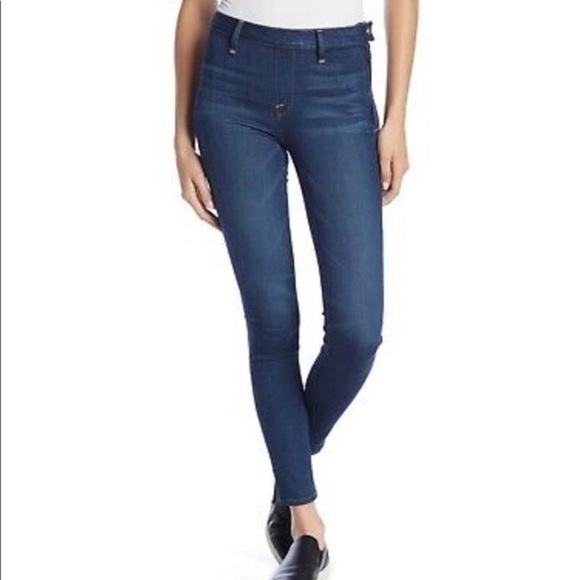 Good American 10” High Rise Side Zip Skinny Jeans - Picture 1 of 9